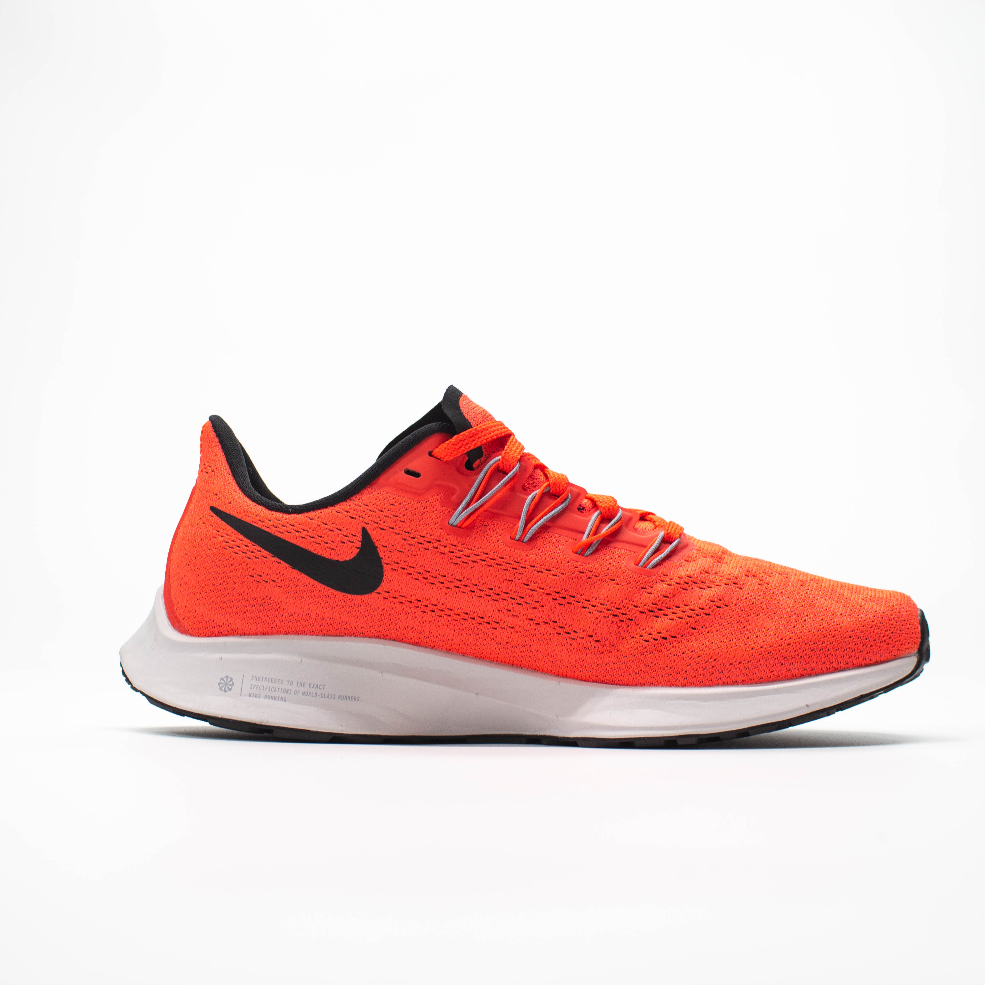 Nike Air Zoom PEGASUS 36 Shield Orange Black White Shoes - Click Image to Close
